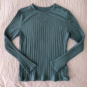 A NEW DAY RIBBED LONG SLEEVE TEE